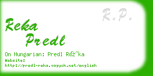 reka predl business card